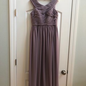 Soft purple prom or formal dress